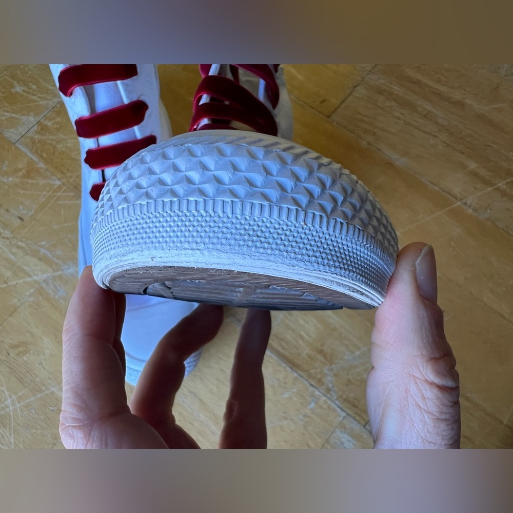 Converse All Star White High-Tops - Picture 6 of 16